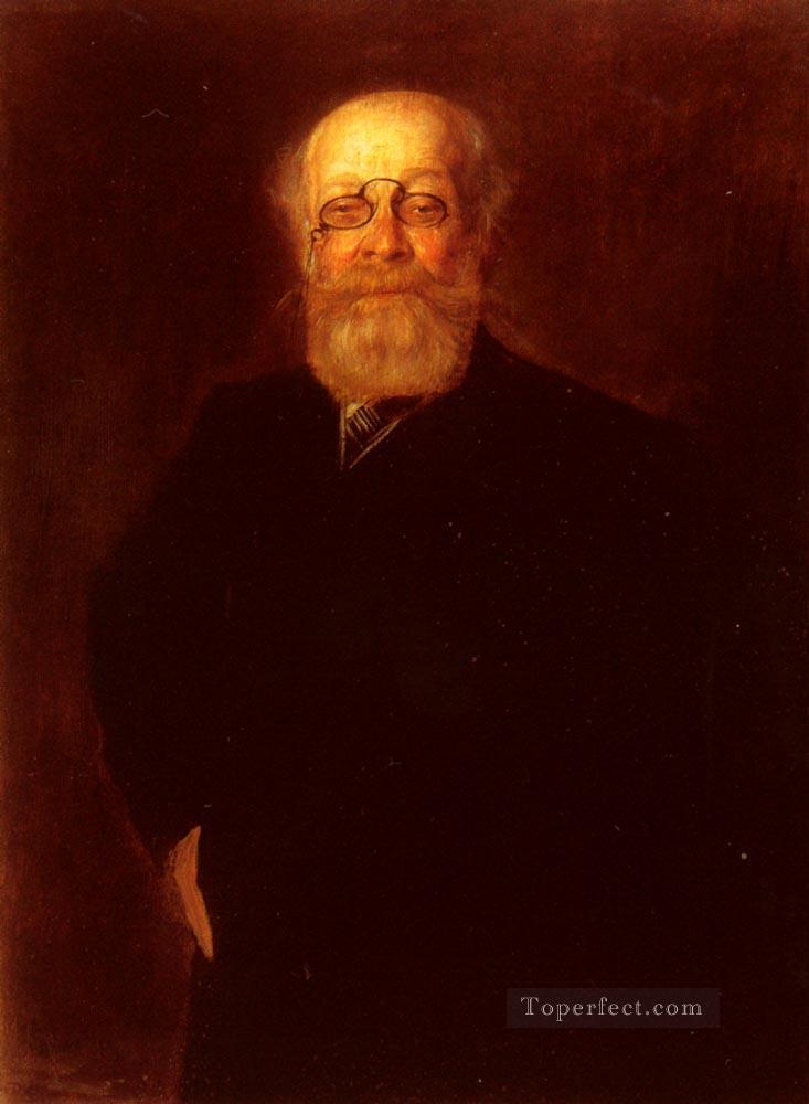 Retrato de un caballero barbudo que llevaba un pince Franz von Lenbach Pintura al óleo